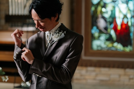 ウェディングフォトタキシード