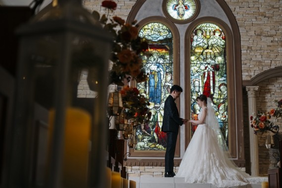 ウェディングフォト　チャペル