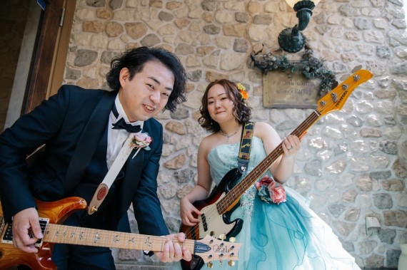 楽器　フォトウェディング