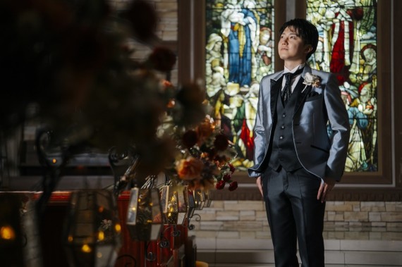 新郎　ソロカット