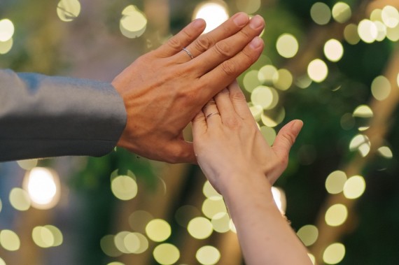 イルミネーションウェディングフォト