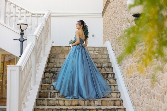 フォトウェディング　カラードレス