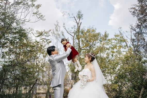 ウェディングフォト　家族　三河