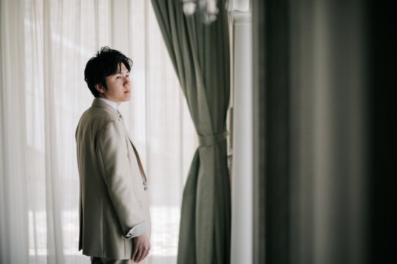 結婚式　新郎