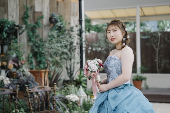 ウェディングフォト　編みおろし