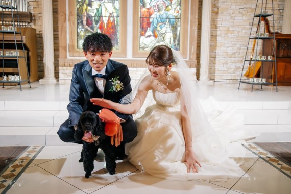 犬　結婚式