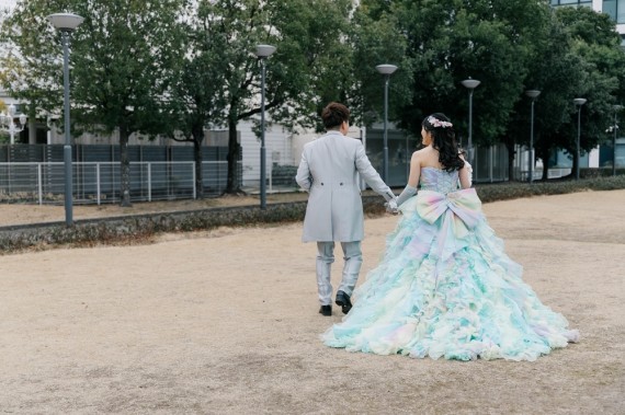 ウェディングフォト　ロケ撮影