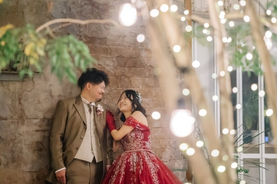 イルミネーションフォトウェディング