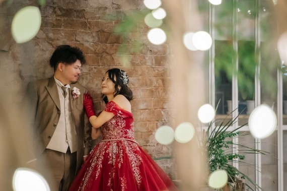 イルミネーションウェディングフォト