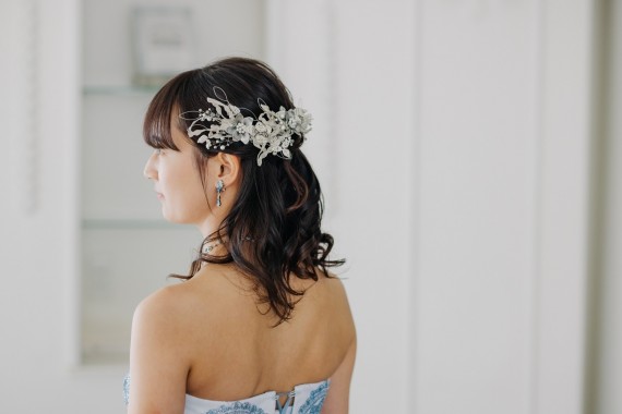 ショートヘア　結婚式