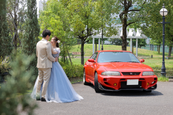 愛車ウェディングフォト