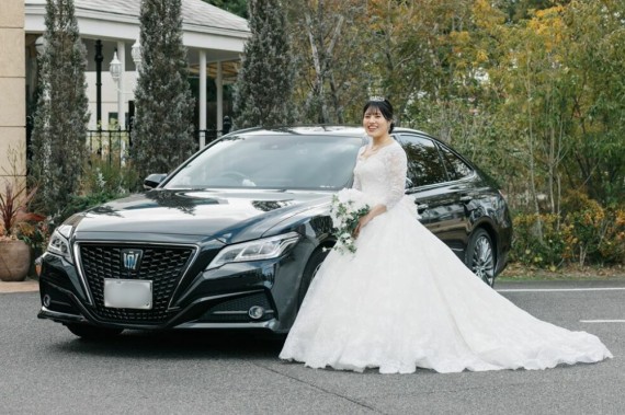 車　ウェディングフォト